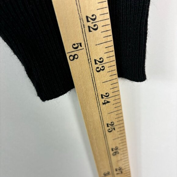 Deka men’s sweater M gray black check print retro Klingon check crew neck office - Picture 11 of 12